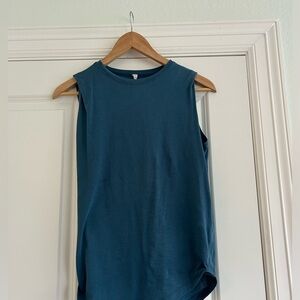 Blue lululemon Brunswick muscle tank